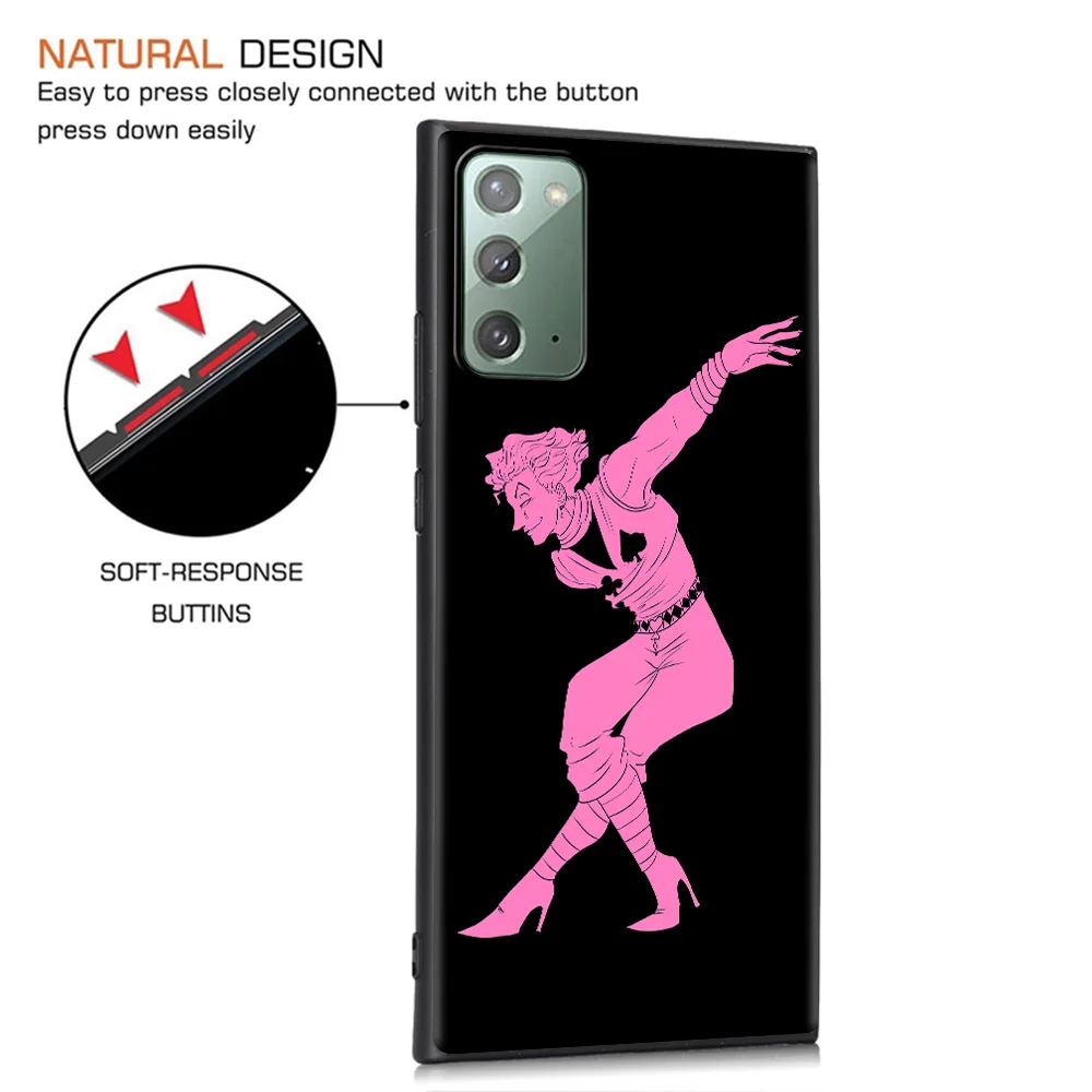 

hisoka Phone Shell For Samsung Note 20 Ultra 10 9 8 Lite Plus F41 M31 Prime M51 M31 M30s M21 M11 M01 Silicone Fundas