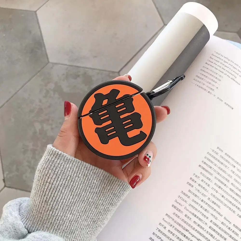9 Чехол Аксессуары для Airpods Bluetooth чехол для наушников Airpods 2 защитный чехол милый силиконовый Dragon Ball Son Goku брелок - Цвет: 9