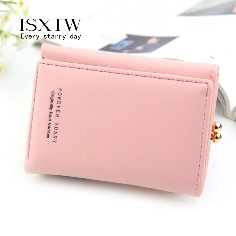 ISXTW кошелек женский 2019 женские короткие Кошельки Мини кошельки для денег