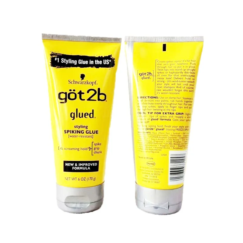 Got 2b ультра склеенный Эко гель крем для волос 150 мл макияж сцена got водостойкий