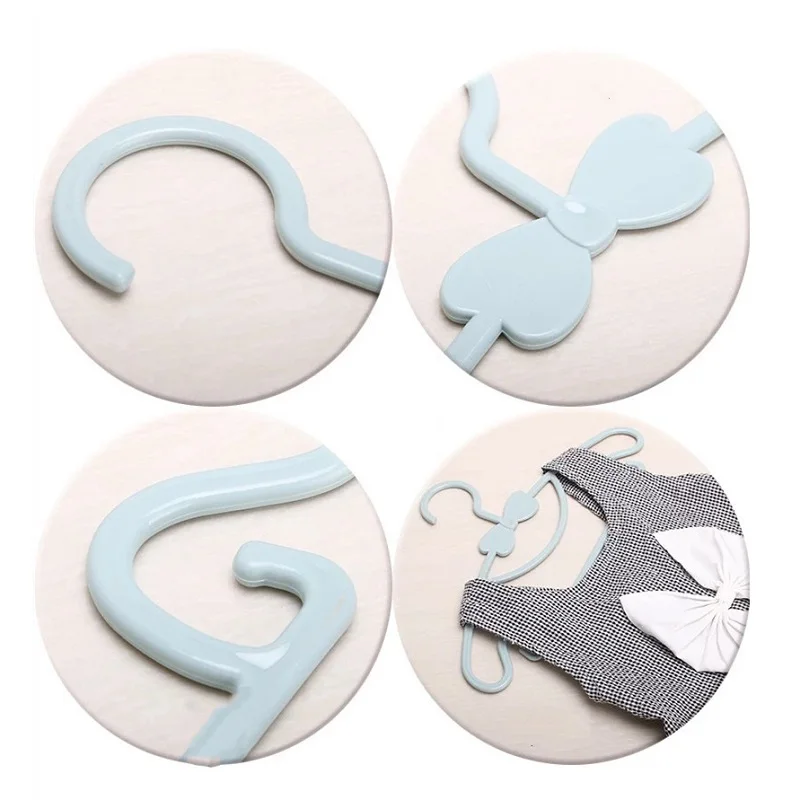 10 шт. пластиковые детские вешалки нескользящий шарф пальто сушильная вешалка для