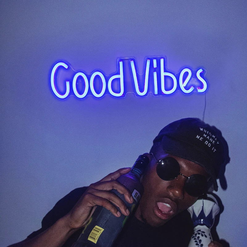 Неоновые светодиодные вывески Wanxing на заказ питание от USB переключатель