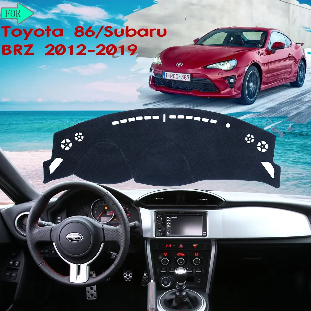 

Коврик для приборной панели автомобиля, ковер от солнца для Toyota 86 2012 ~ 2019 2018 GT86 FT86 Scion FR-S, автомобильные аксессуары для Subaru
