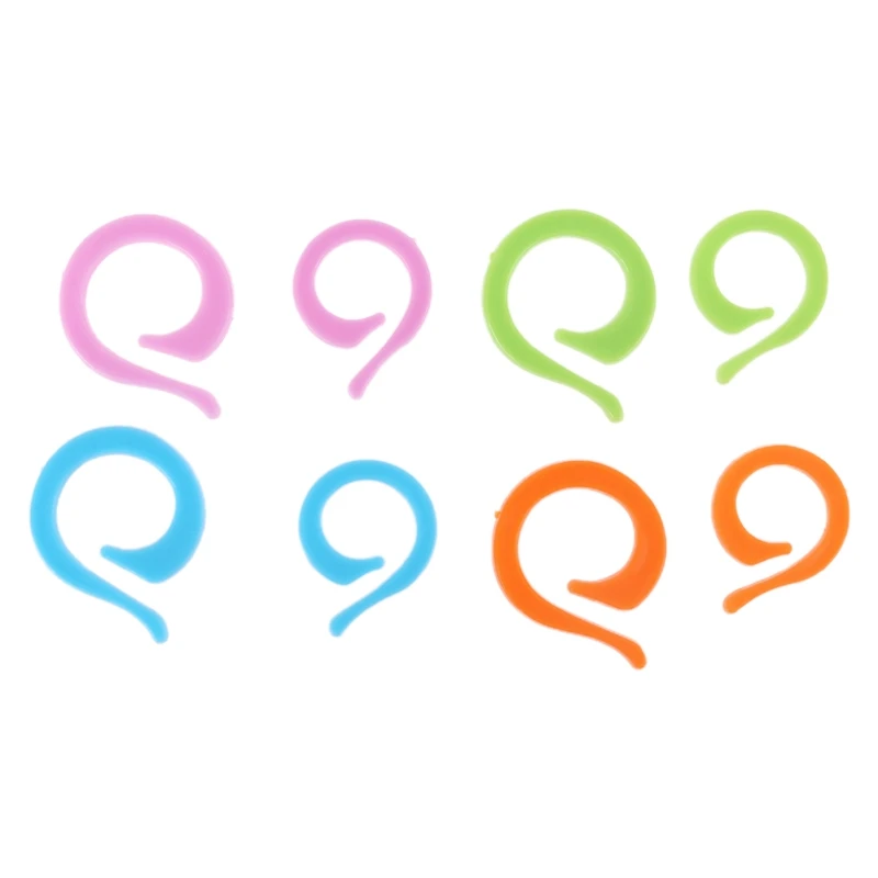 

100pcs Plastic Knitting Crochet Locking Stitch Markers Counting Ring Needle Clip Hook Mark Circle Latching Sewing Accessories