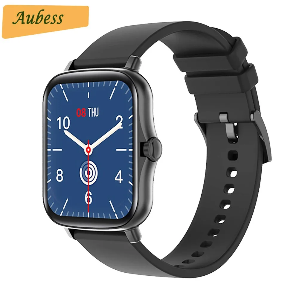 

Aubess Smart Watch Men Women Smartwatch 1.7inches IP67 Waterproof Smart Watch Heart Rate Blood Pressure Monitoring Sports Watch
