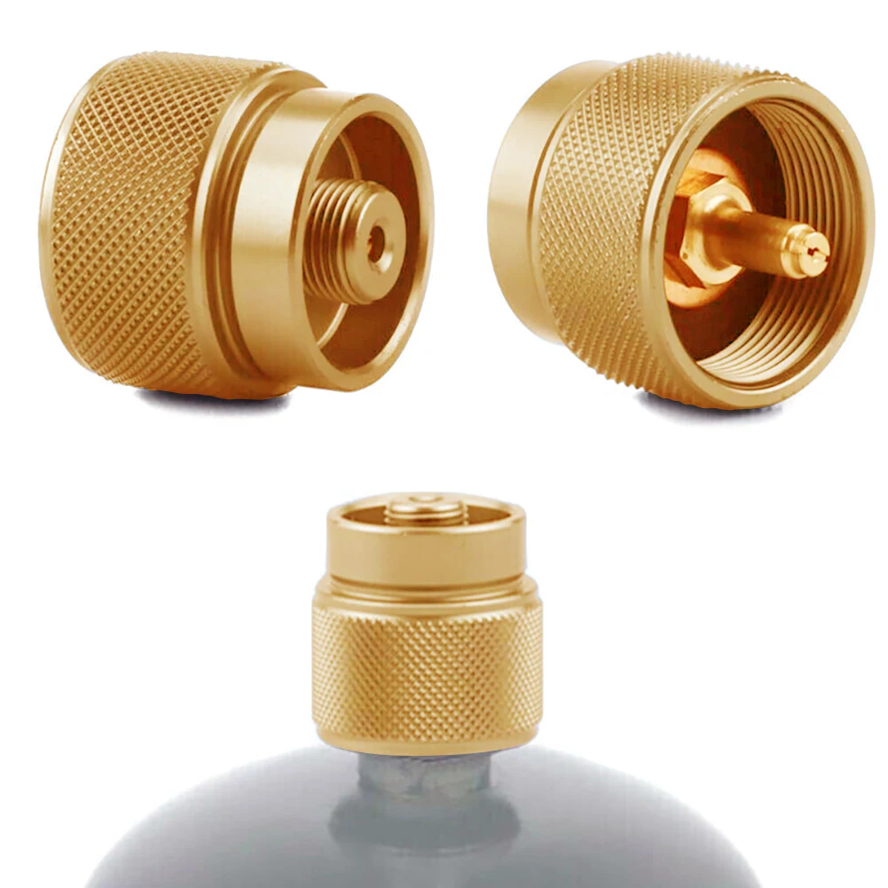 1LB небольшой газовый бак адаптер кемпинг пропан вход Lindal выход плита