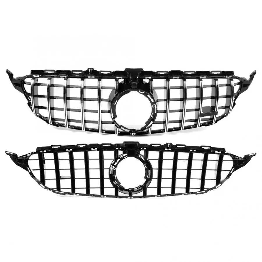 Передняя решетка передняя для радиатора подходит Mercedes Benz C-Class W205 серебро 2019 пробы