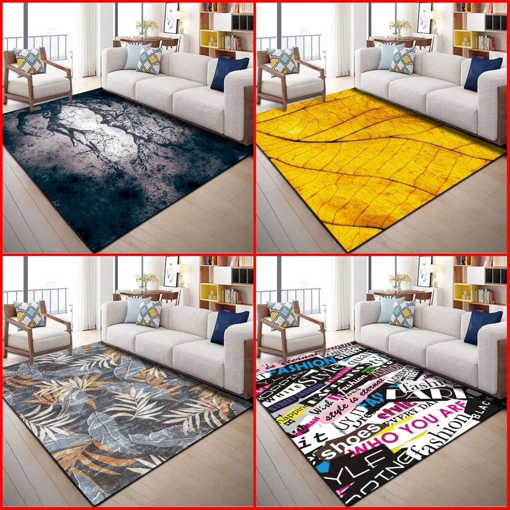 

Long Hair Living Room Carpet Sofa Coffee Table Rug Bedroom Room Bay Window Bedside Washable Carpet Luxury Home Decor Rug