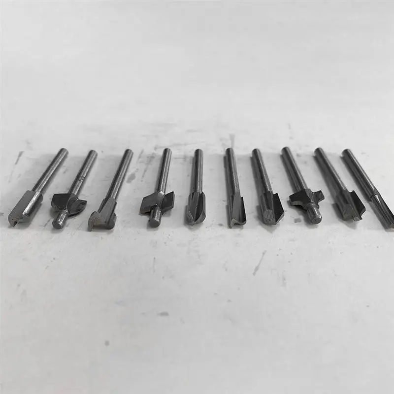 

10pcs Milling Cutter Router Bit Set Cutter for Woodworking Trimming Engraving