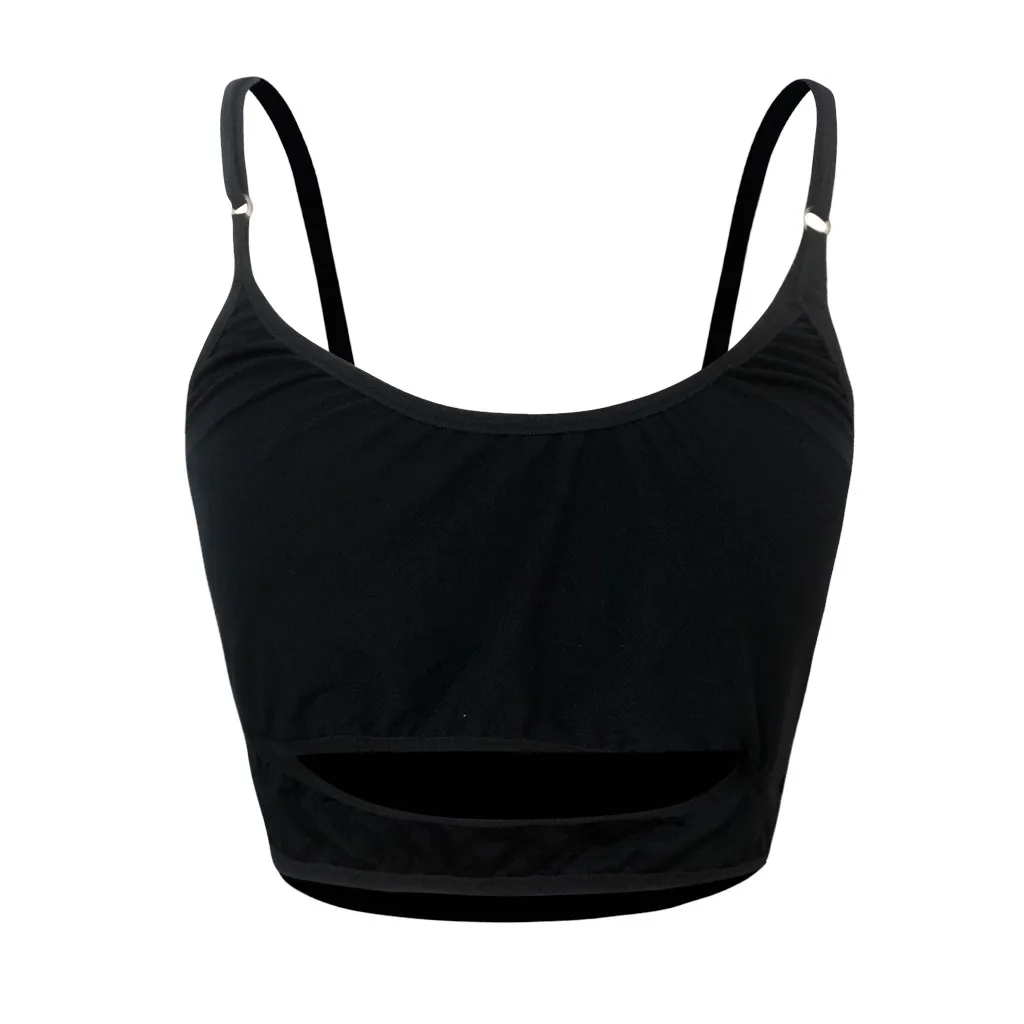 Однотонная Свободная майка спортивный облегающий Топ Модный женский