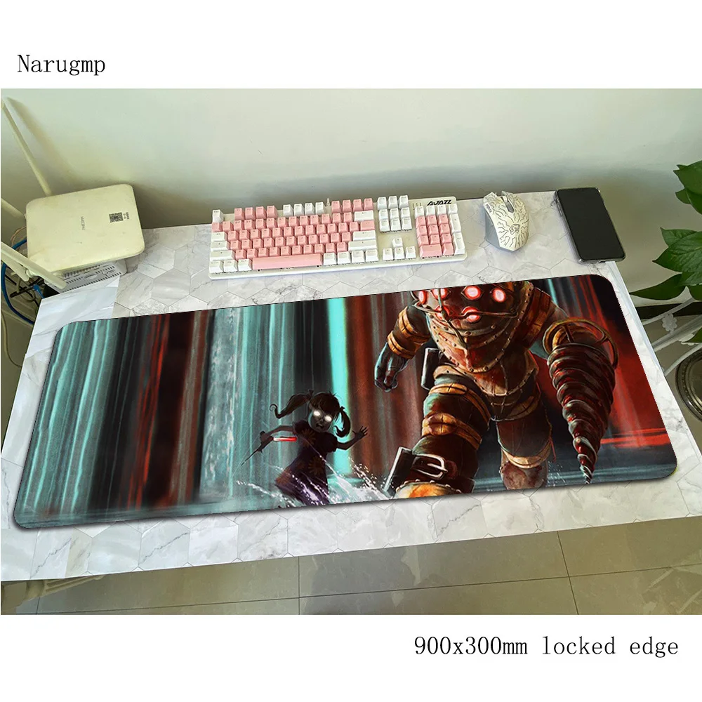 Коврик для мыши bioshock 90x30 см Новое поступление лучший игровой коврик геймер