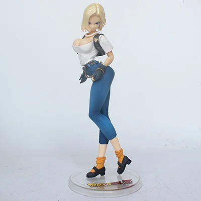 B no box 3styel Dragon Ball Z Сексуальная Android 18 лазурит Стрекоза фигурка игрушки коллекция кукла рождественский подарок - Цвет: B no box