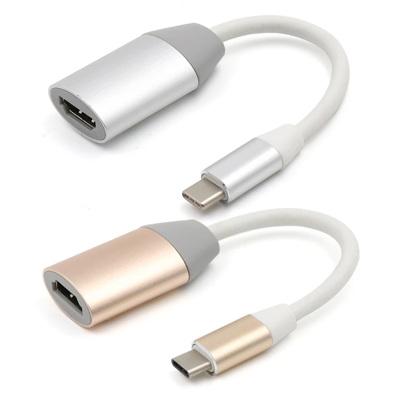 

Адаптер USB 3,1 USB-C Type-C к HDMI-совместимый адаптер 4K, кабель для телевизора, адаптер для macbook Air Pro 16FB