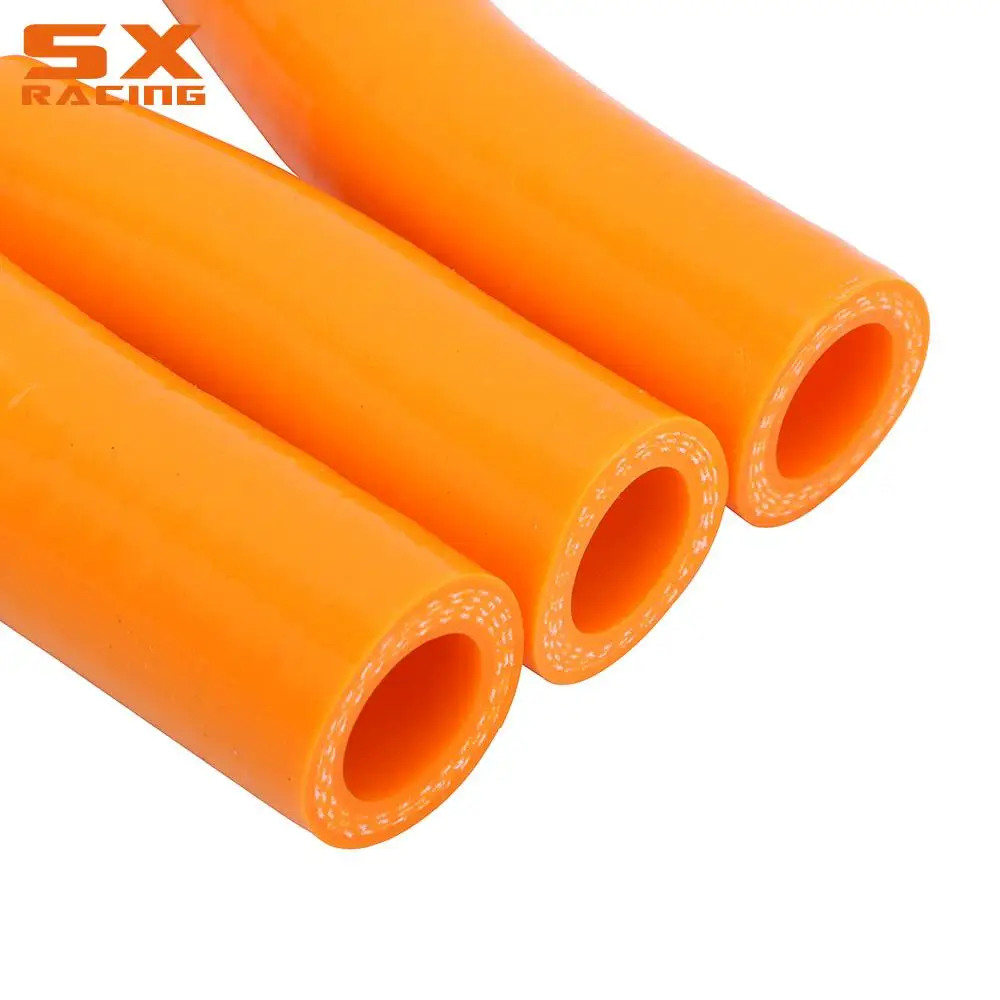 Motorcycle Orange Water Pipe Silicone Radiator Coolant Hose For KTM SX450F SXF450 SXF 450 2007 2008 2009 2010 Dirt Bike | Автомобили и