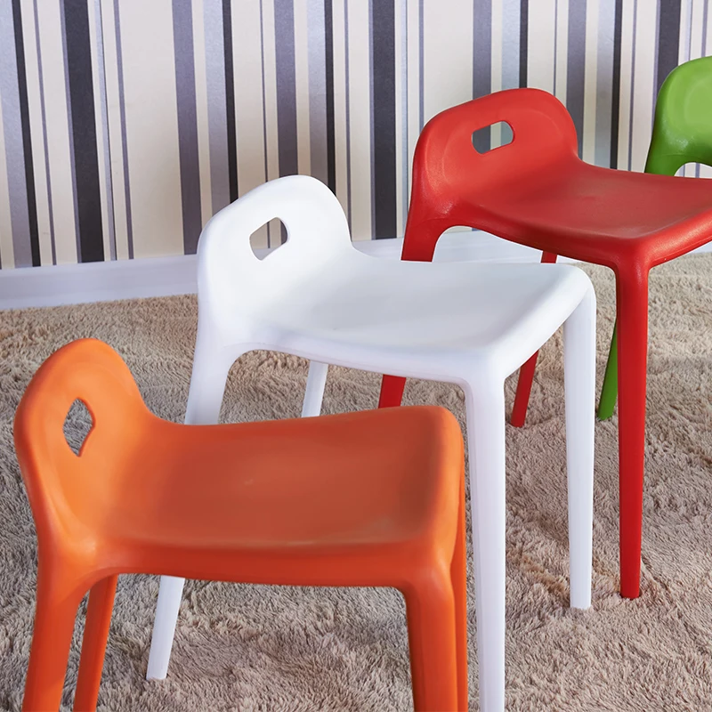 Скандинавский минимализм пластиковый стул обеденный современный ресторан