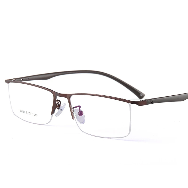 Новые металлические очки оправа полуоправы близорукость мужские вырез для