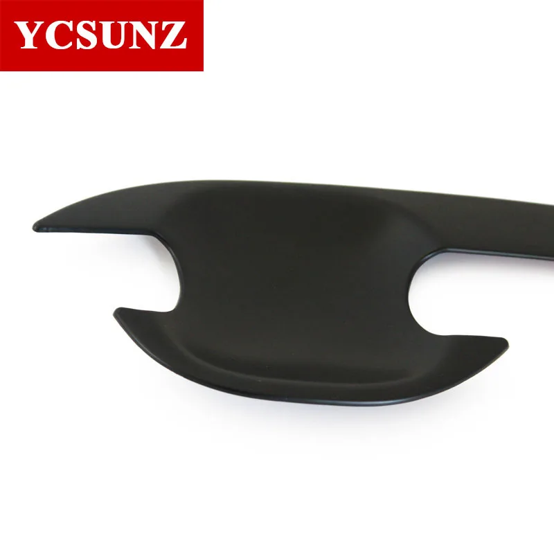 2016 2019 подходит для Ford Rangers новые аксессуары пикап ABS черные дверные ручки вставки