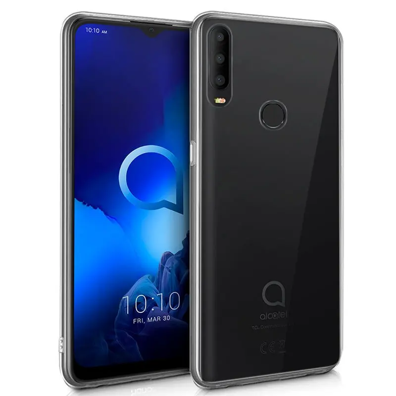 Alcatel 3X 2019 силиконовый чехол мягкий ультратонкий идеально подходит прозрачный