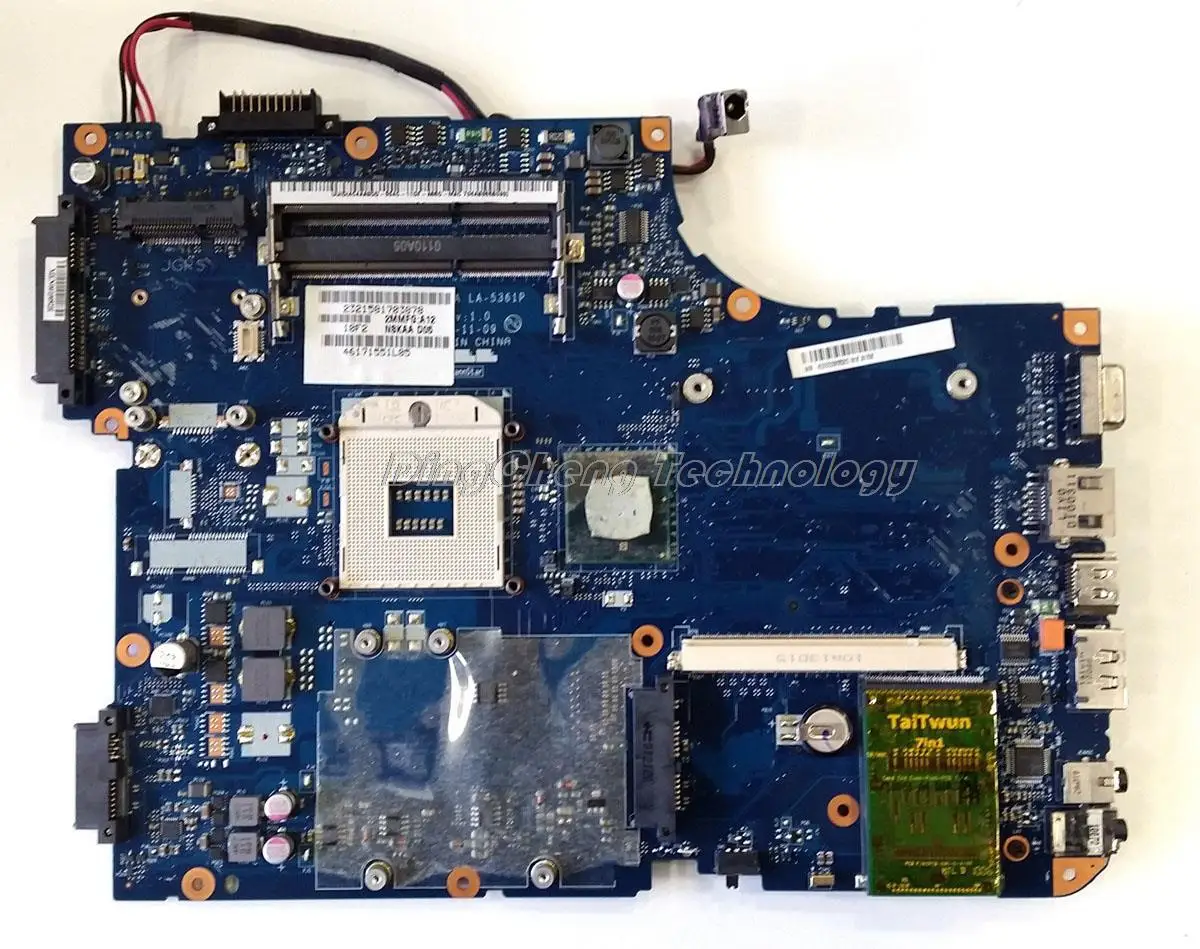 

Laptop Motherboard For Toshiba Satellite A500 NSKAA LA-5361P HM55 DDR3 Mainboard 100% fully tested
