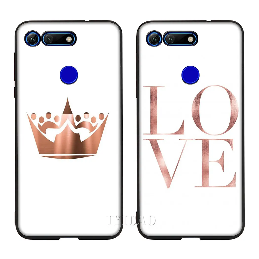 Мягкий силиконовый чехол IYICAO с сердечком и ананасом для huawei Honor view 20 9X Pro 10 9 8 Lite 8X 8C