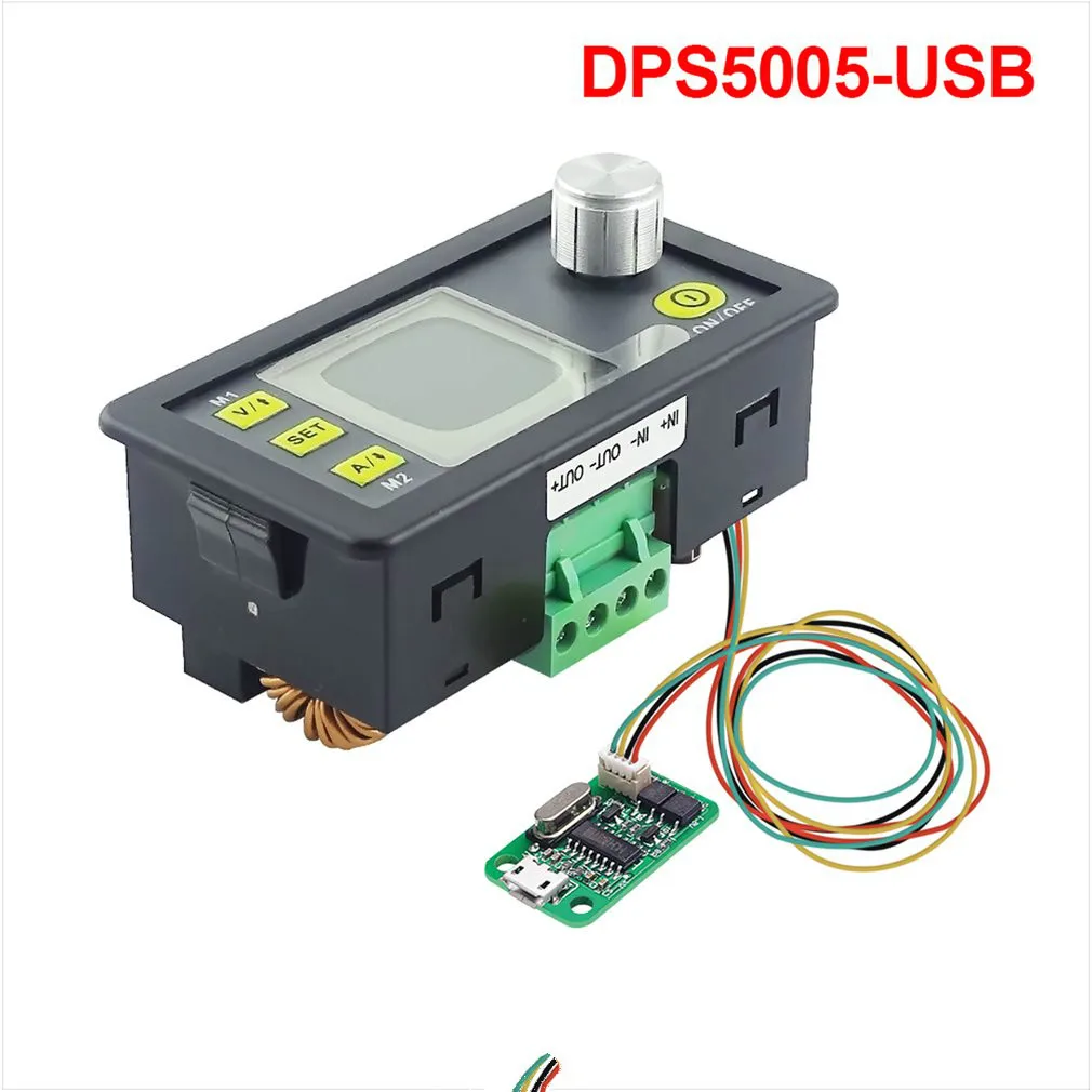 

DPS5005-USB 50V 5A Constant DC-DC Voltage Current Step-down Power Supply Module Buck Voltage Converter Voltmeter