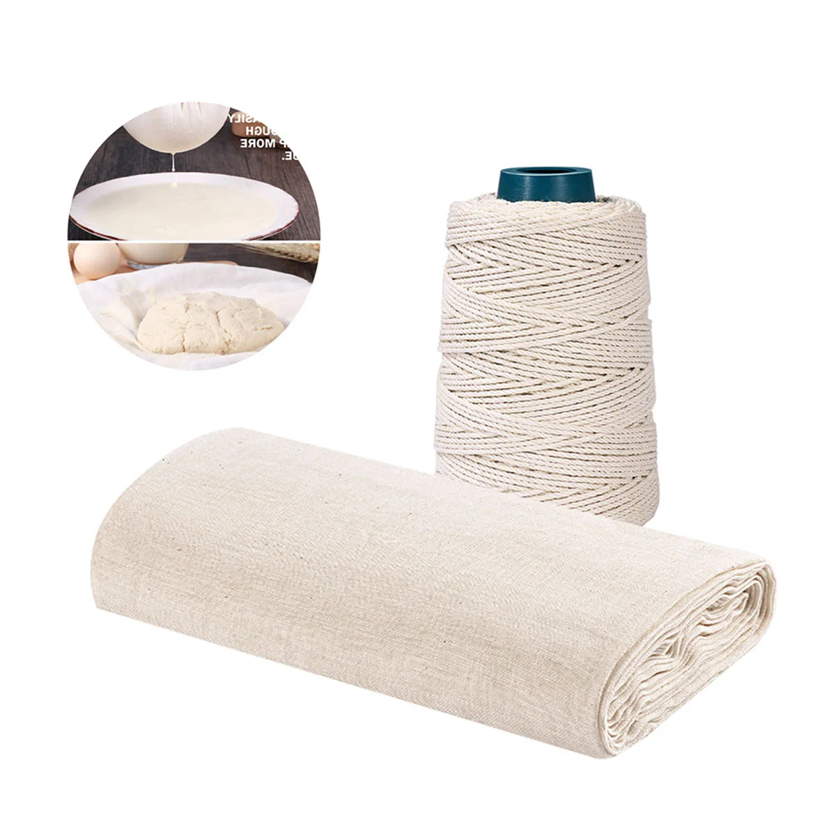 

BESTONZON набор чизкейков, ткань для сливочного сыра, пеньковая веревка, товары для изготовления сыра для кухни, рукоделия, дома