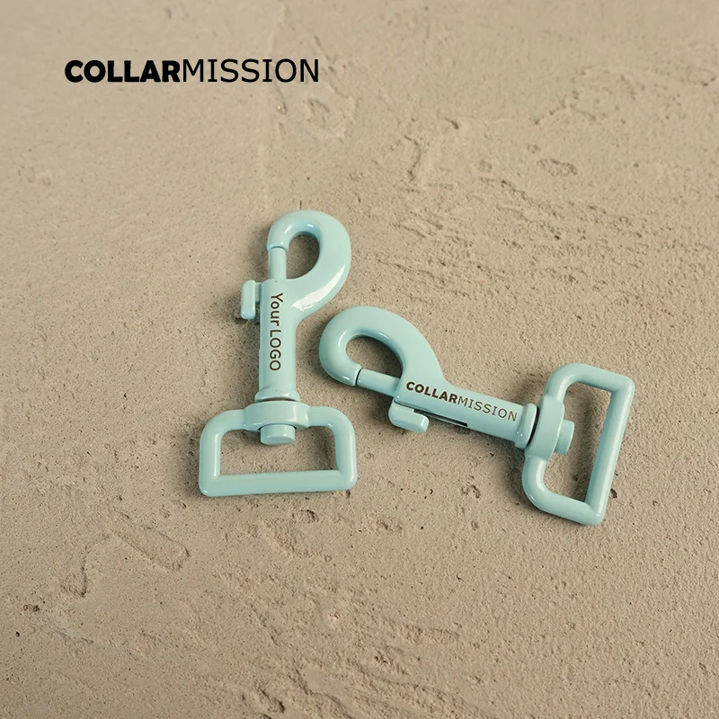 Синий цвет выпечки Краска собака клип прочный и сильный поворотный крюк Мы