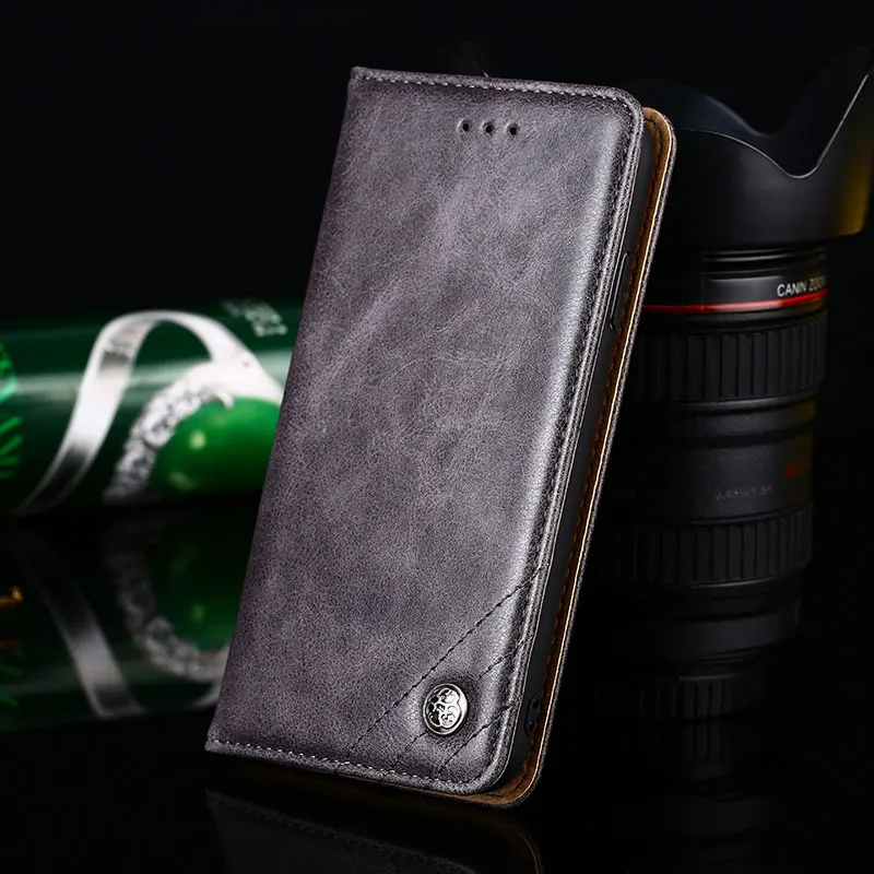 Case for Xiaomi Redmi 5 Plus Luxury Leather Flip cover Stand Card Slot Without magnets case funda | Мобильные телефоны и