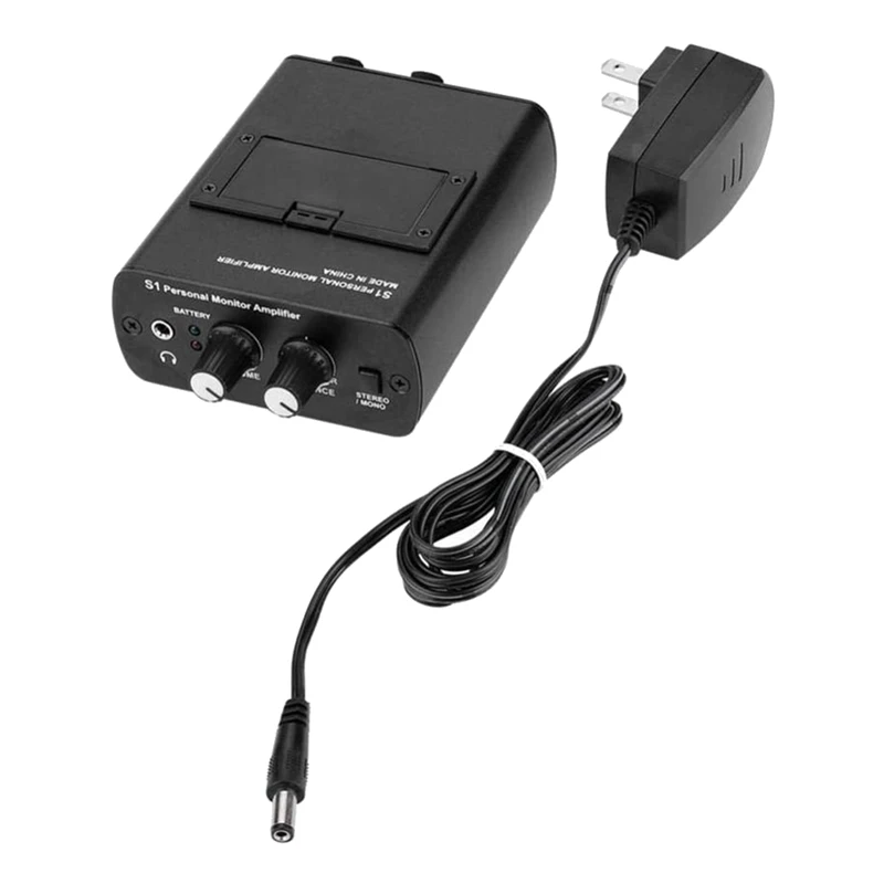 

ANLEON S1 Personal In-Ear Monitor Headphone Amplifier for Drummers Keyboardist Guitar Player In-Ear Amp IEM System(US Plug)