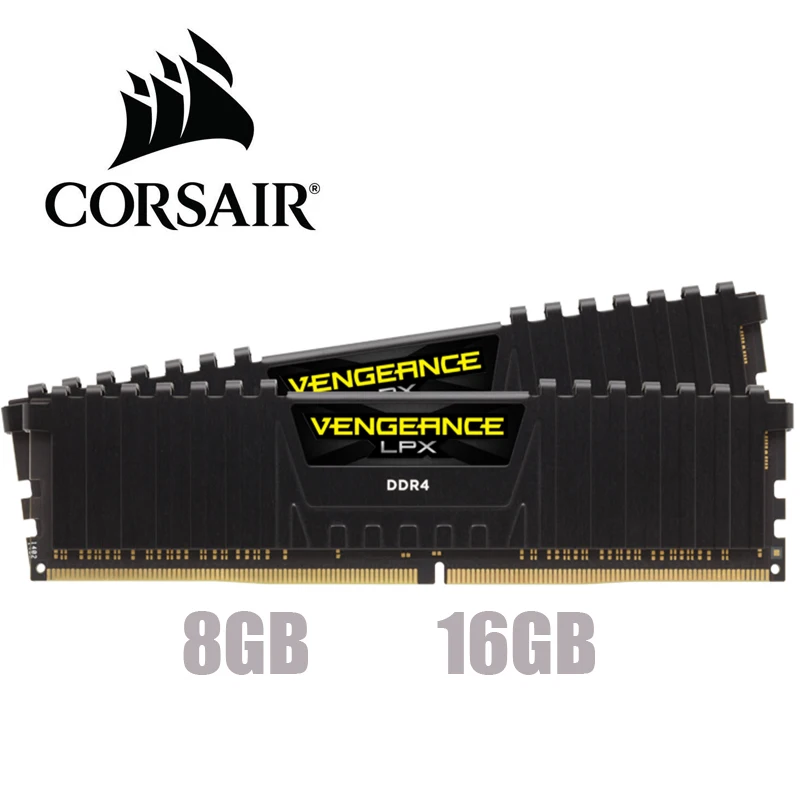 

Модуль ОЗУ CORSAIR Vengeance LPX, 8 ГБ, 16 ГБ, 32 ГБ, DDR4 PC4, 2400 МГц, 3000 МГц, 3200 МГц, 2666 МГц, 3600 МГц, память для настольного ПК, 8 ГБ, 16 ГБ, DIMM