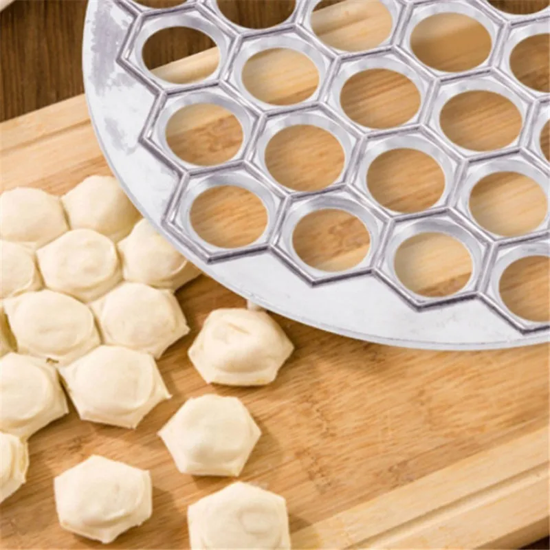 

37 Holes Ravioli dumplings Tool maker mold Aluminum Samosa Cooker russian pelmeni maker Dumplings Making Mold