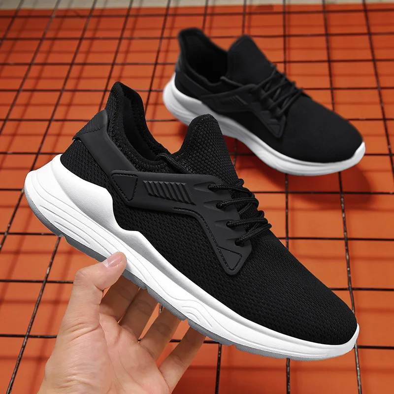 

Casual Sports Shoes Casual Shoes For Men Comfortable Breathable Men's Athletic Fashion Sneakers Man Light Sapatos Black