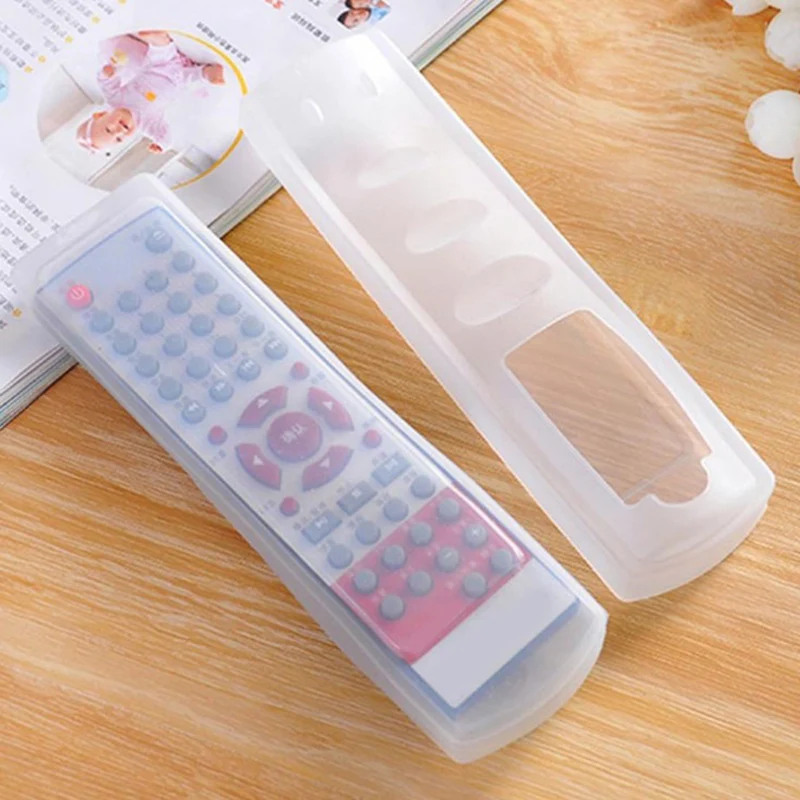 

Silicone TV Remote Control Case Cover Air Condition Protective Case Cover Dust Water Proof Transparent Remote Control Cover