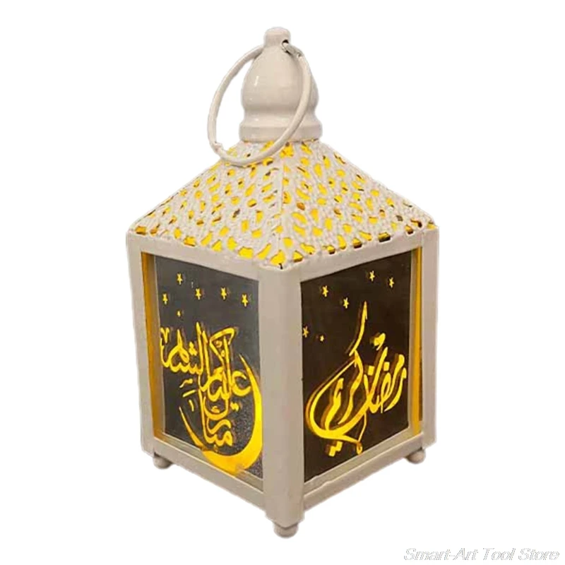 

Elegant Square Ramadan Hanging Light Eid Mubarak Element Light Eid Ramadan Islamic Lamp Indoor Home Festival M06 21 Dropshipping