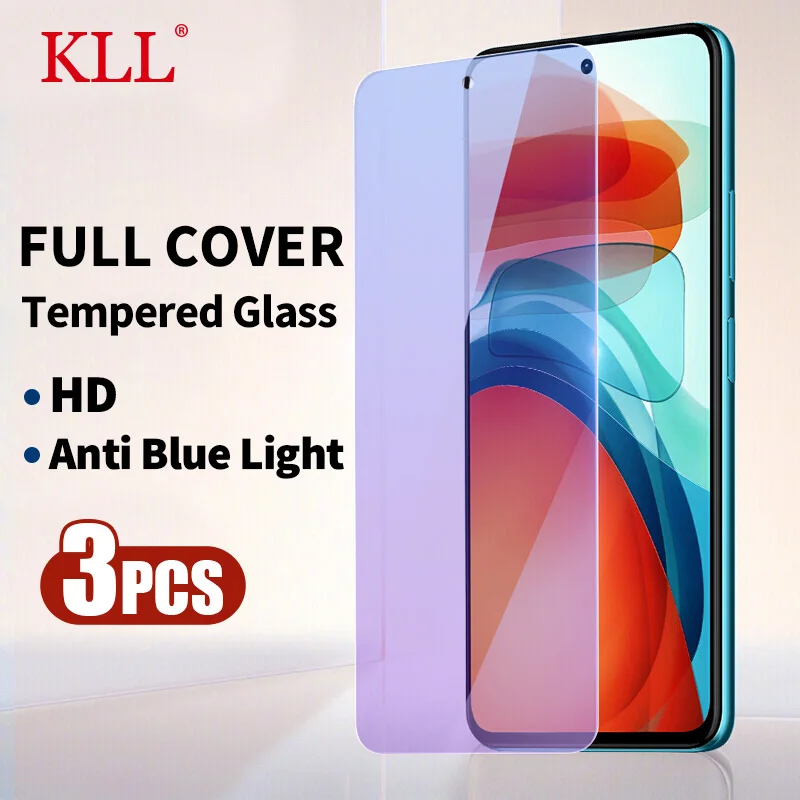 Anti Blue Light Tempered Glass for Xiaomi Redmi Note 11 10 10s 9 Pro Max Screen Protector Xiaomi 11t Pro Lite 10i 11i X3 Nfc