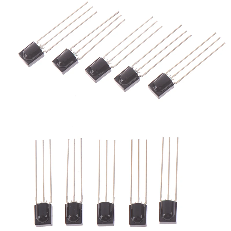 

Hot New Reception Distance 15M Infrared VS838 Receiver Modules 38KHZ Integrated Infrared Receiving Head Voltage Regulator 10PCS