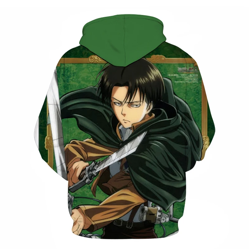 

New Anime Attacks Giant Cosplay Sweatshirt 3D-printed Fashion Hoodie Sweatshirt Unisex Adult Hip-Hop Casual Hoodie