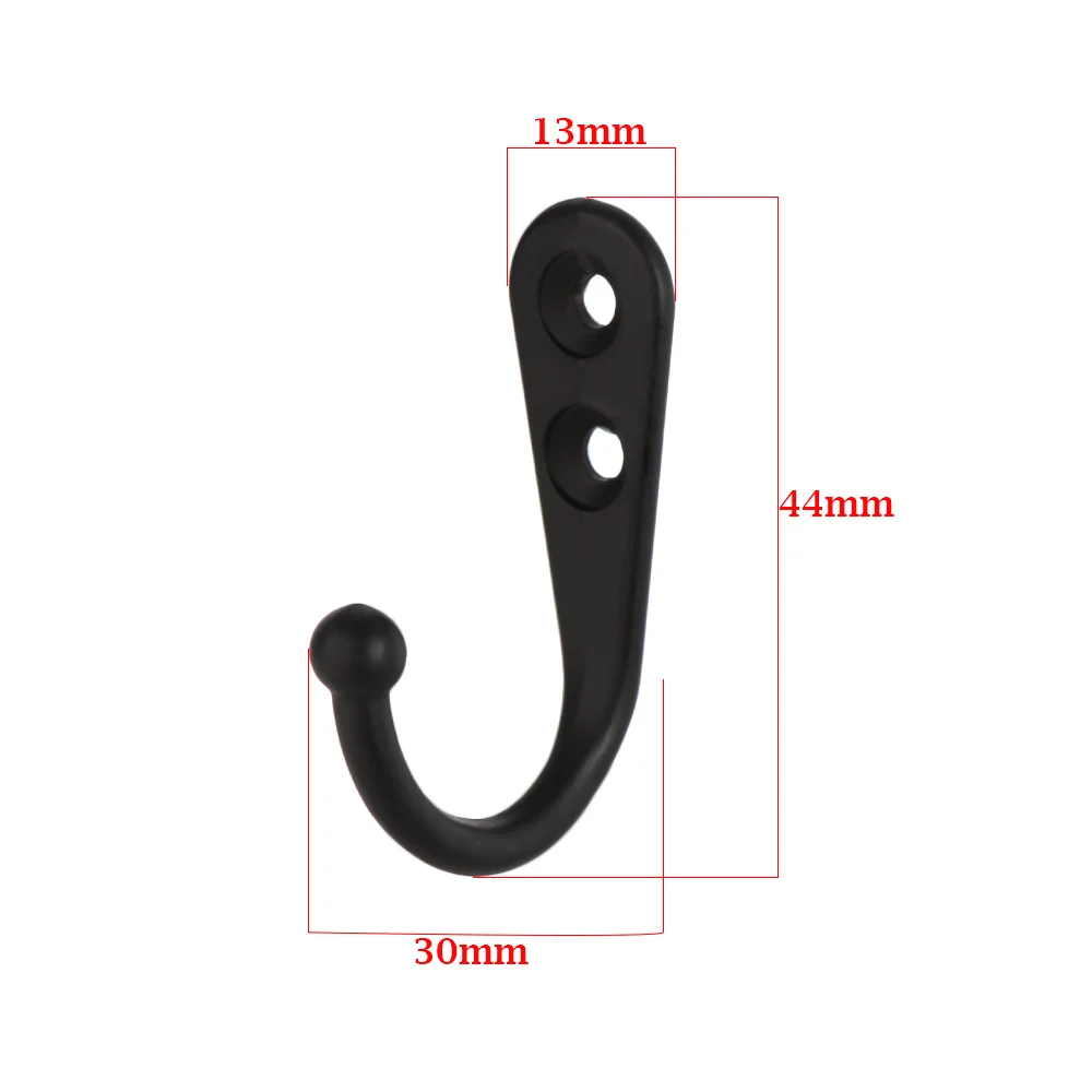 

5Pcs Classical Vintage Hat Hanger Mounted Single Prong Hooks Hangers Wall Hook Bronze Room Organizer Home Supplies