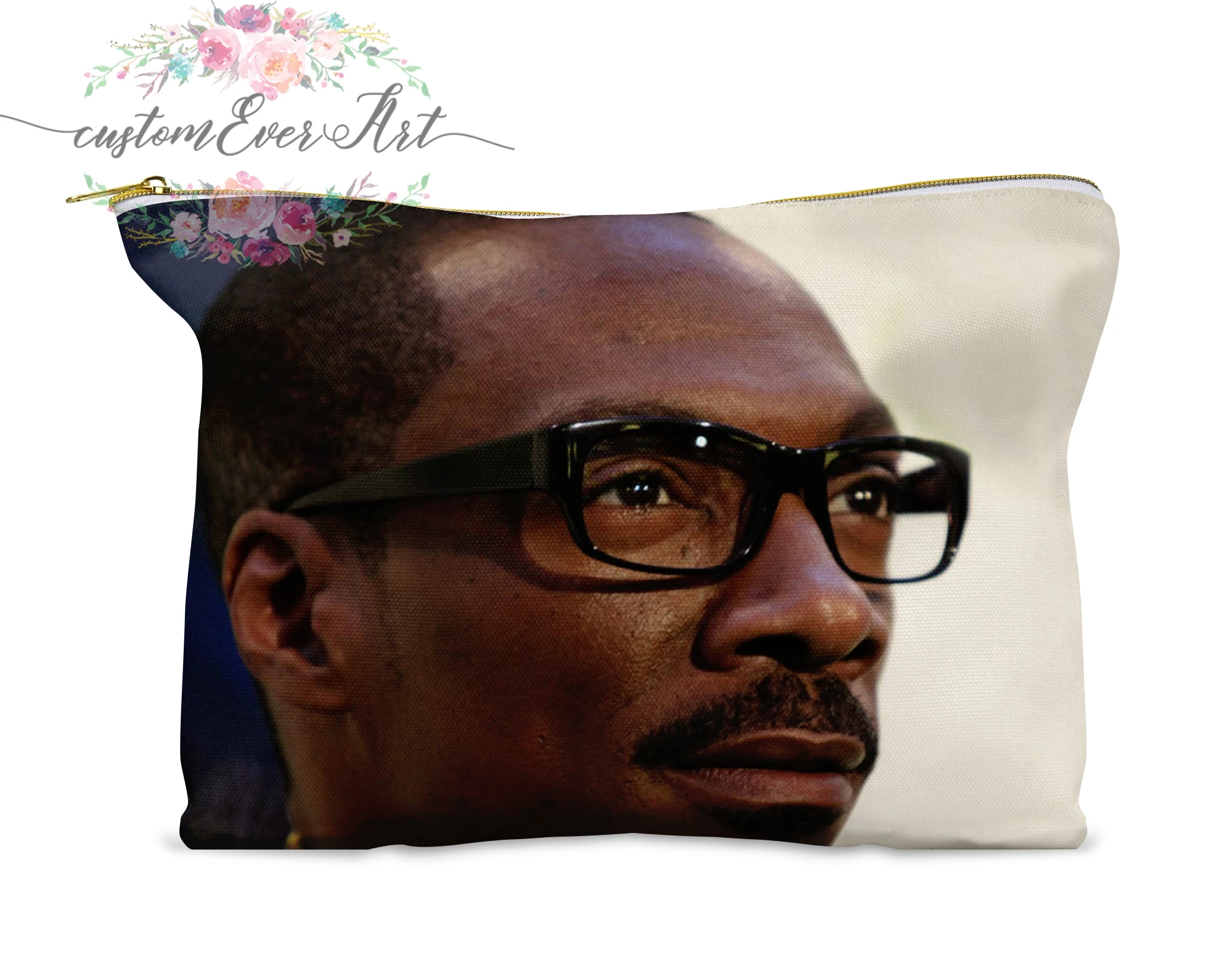 

Eddie Murphy cosmetic bag personalized small makeup bag funny makeup organizer toiletry bag zipper pouch