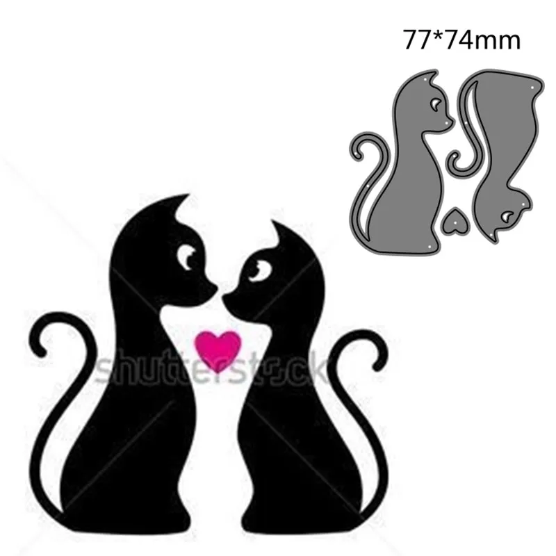 

Металлические режущие штампы, высечки, формы для животных, кошек, украшения, скрапбук, бумага, ремесло, нож, форма, лезвие, дырокол, трафареты,...