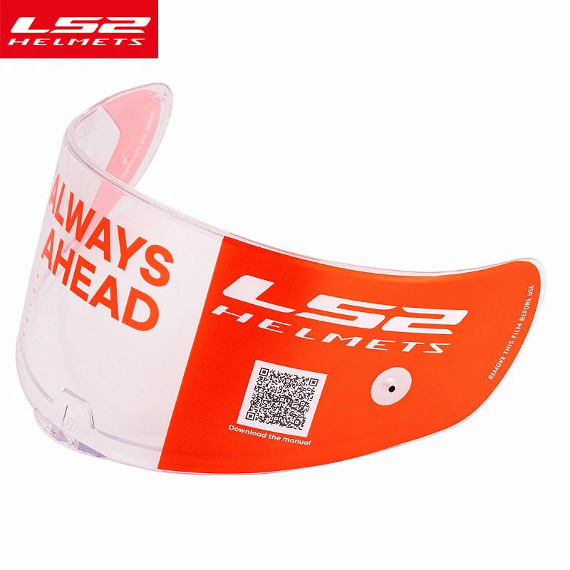 Оригинальный мотоциклетный шлем LS2 FF397 дымчатый/прозрачный/серебристый объектив