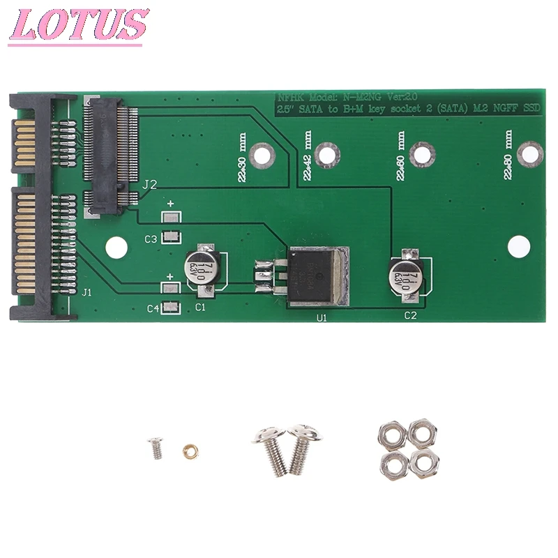 Новинка адаптер Ngff ( M2 ) ssd на 2 5 дюйма sata m.2 ngff sata3 карта преобразования 1