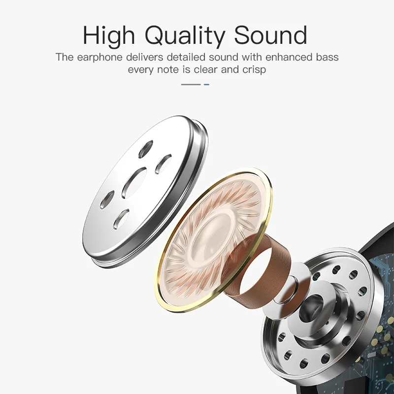 KUULAA Bluetooth наушники беспроводная гарнитура с шейным ободком Спортивная вкладыши 5