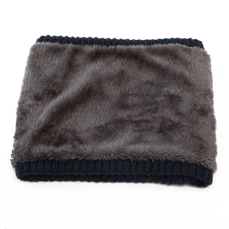 

2020Winter Bib Wool Plus Velvet Warm Casual Collar Single Loop Pullover Outdoor Travel Scarf