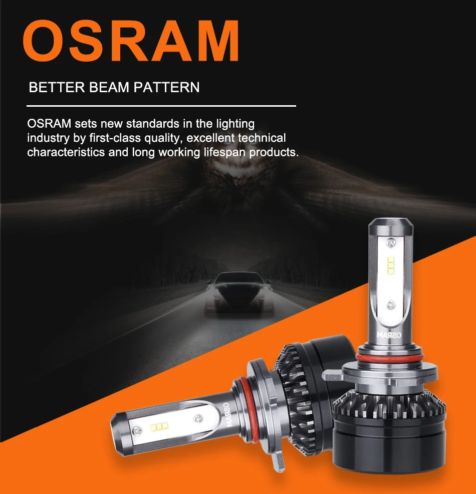 Лампа Ксеноновая Osram 9012 светодиодный головной светильник s HIR2 H7 светодиодный лампы 12V автомобильный с H7 светодиодный вентилятор Turbo 19012CW 15210CW светодиодный светильник автомобильный светильник ing лампы H11