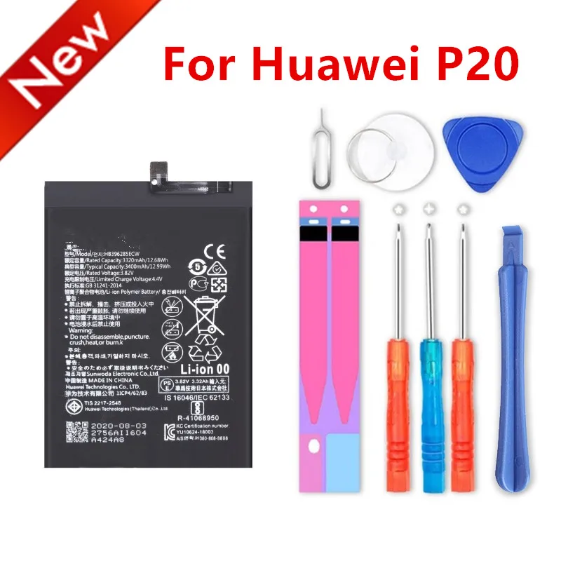 

HB396285ECW 3400mAh Battery for Huawei P20 Honor 10/Honor 10 Lite COL-AL00 COL-AL10 COL-TL00 COL-TL10 COL-L29 Batteries