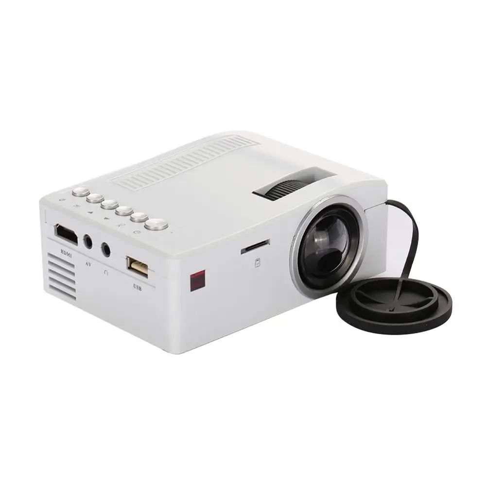 color1 UC18 1080P мини-проектор USB HDMI AV видео портативный проектор домашний кинотеатр кинопроектор проектор для домашнего кинотеатра - Цвет: color1