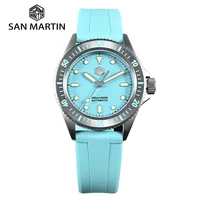 san martin rainbow series men dive watch miyota 8215 movement automatic mechanical watches sport sapphire 20bar luminous