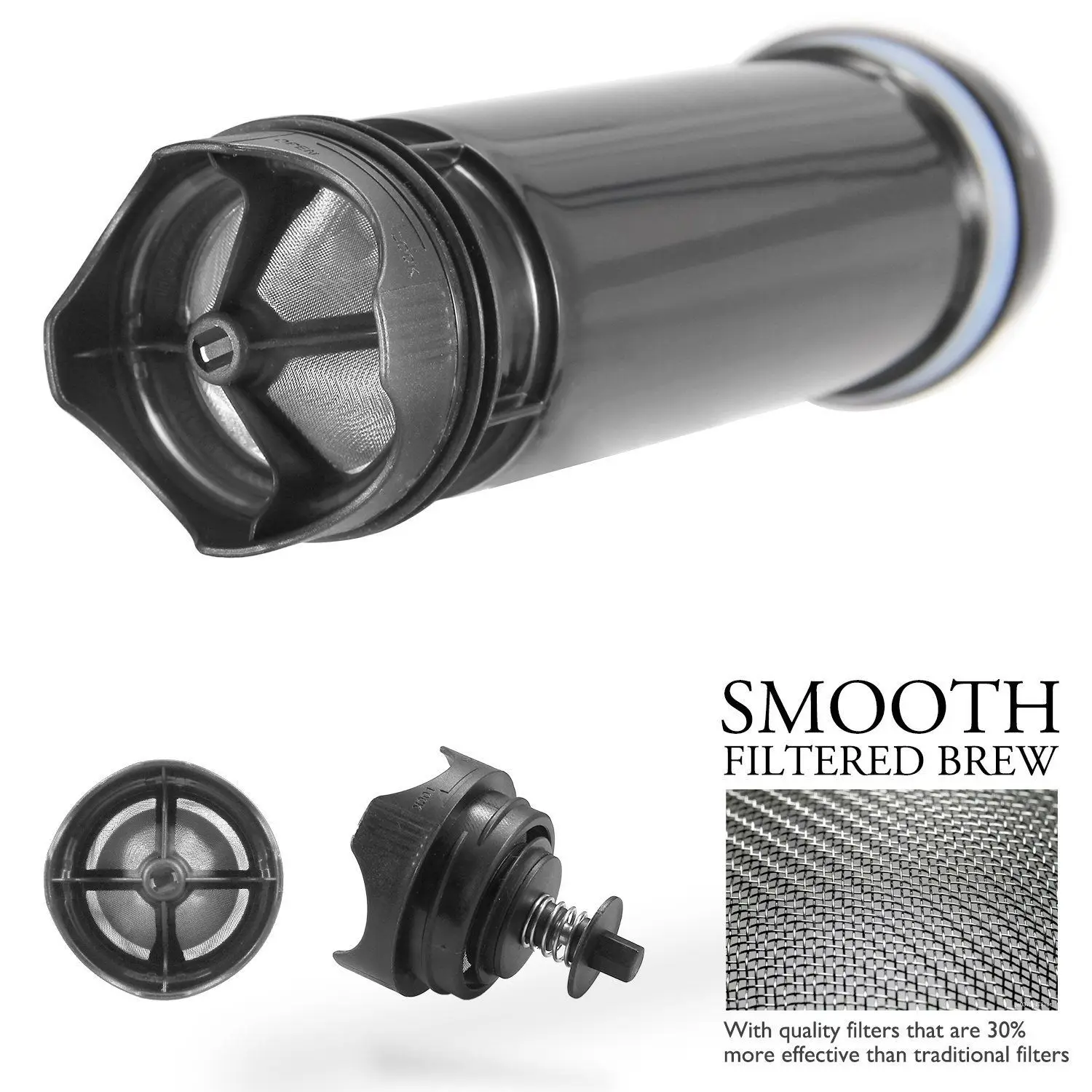 350 мл портативный французский пресс горшок изоляционный фильтр из нержавеющей