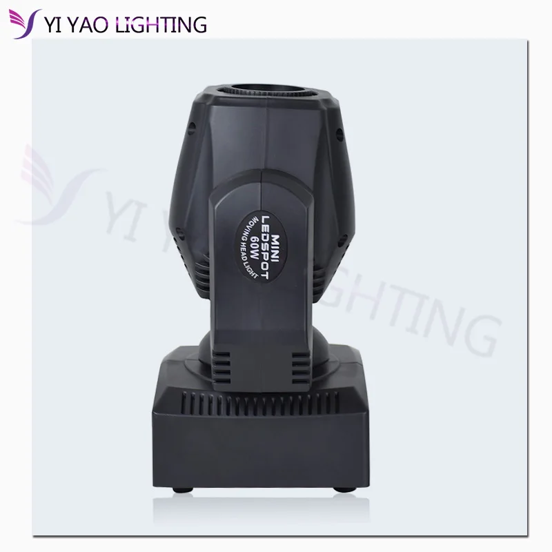 Карманный Точечный светильник 60 Вт Gobos с подвижной головкой DMX512 Dj сценический